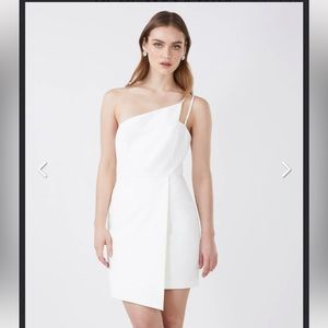 NWT BCBGMAXAZRIA white dress size 8